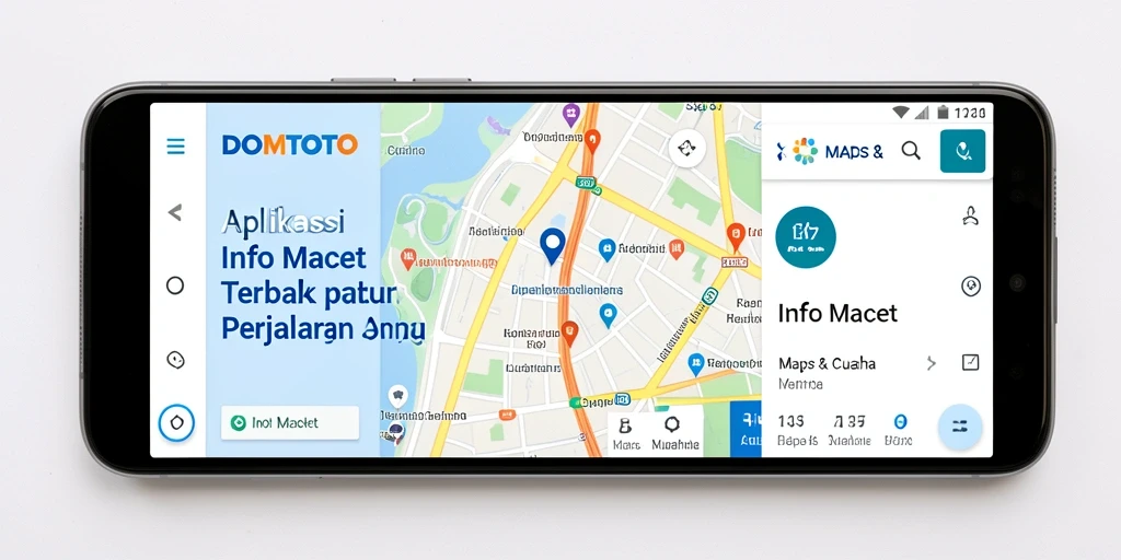 Antarmuka DOMTOTO yang intuitif untuk info macet