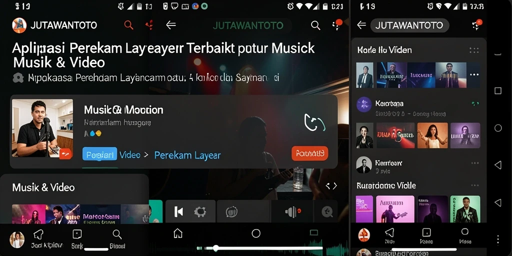 Tampilan antarmuka JUTAWANTOTO untuk perekaman layar yang intuitif.