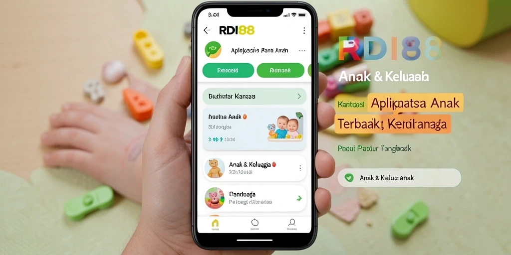 Tampilan antarmuka RDI88 yang menarik untuk pemantauan anak.